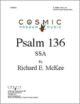 Psalm 136 SSA choral sheet music cover